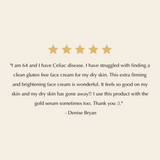 Gold Infusion Face Cream for Dull, Mature Skin – Brightening & Firming, Nut-Free