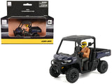 CanAm Defender XT HD9 Navy Blue and Black with Driver Figure 1/32 Diecast Model by BRP Models
