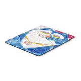 Caroline'S Treasures Mouse/Hot Pad/Trivet, Blue Cat Isabella (6007Mp)