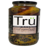 6010530 Pckle Smkd Blk Pepr 24Oz Tru Pickles Smoked Black Pepper Pickles 24 Oz Jar (Pack Of 6)