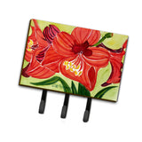 Caroline'S Treasures 6055Th68 Flower-Amaryllis Leash Holder Or Key Hook, Large, Multicolor