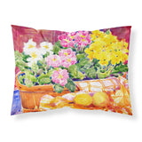 Caroline'S Treasures Flower-Primroses Moisture Wicking Fabric Standard Pillowcases, Large, Multicolor