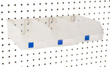 Right Arrange Pegboard Bins - 3 Pack Clear Extra Large - Hooks to Any Peg Board - Organize Hardware, Accessories, Attachments, W