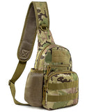 NuCamper Tactical Sling Bag Pack, Military Molle EDC Rover Shoulder Siling Backpack Sports Bags for Men Range,Hunting,Travel,Hik