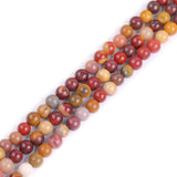 Gem-Inside Mookaite Jasper Beads 4mm Natural Crystal Round Loose Healing Seed Stone Gemstone Beads for Jewelry Making,Bracelet,N