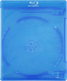 (10) Empty Standard Double Blue Replacement Boxes/Cases for Blu-Ray Disc Movies BR2R12BL