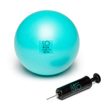 Optp Lo Rox Aligned Life Body Sphere With Pump - Inflatable Small Pilates Ball With Pump For Exercise, Massage, And Core Workout