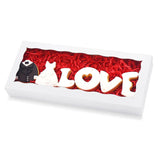 XINHPKGG 50pcs Cookie Boxes with window 12 x 5 x 1.5 Inch Bakery Boxes Treat Box Dessert Box for Wedding Party Favors - White