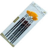 R&H Fan Brushes Set Of 5, Brushes, Fan Brushes, Painting Brushes Etc.