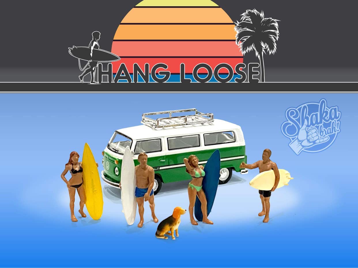 American Diorama Hang Loose 1:64 Metal Figures Set AD-76500MJ