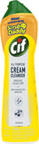 Scrub Daddy Cif Cream All Purpose Cleaner, Lemon Multi Surface Household Cleaning Cream for Glass, Chrome, Granite, Sink, Gold