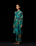 Gosriki Women'S Cotton Blend Short Length Printed Co-Ord Set (Kareena Green Co Ord-Gs_Xxl_Green_Xx-Large),Green,2,B0CJY5Q7TB