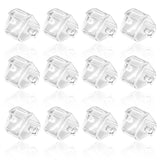 12pcs Tape Dispenser Core, Plastic Tape Dispenser Replacement Core Transparent Tape Dispenser Roll Insert Tape Dispenser Parts f