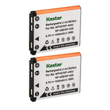 Kastar 2-Pack NP-45 Battery for Fujifilm NP-45A, NP-45B, NP-45S and Fujifilm FinePix XP20 XP30 XP50 XP60 T500 T510 T550 JX520 JX