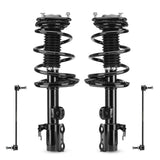 Front Struts w/Coil Spring & Sway Bar Links for 2006-2012 Toyota Rav4 (ONLY 3.5L Engine Models), Shock Absorber Assembly Replace