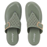 Ortho Joy Doctor Fancy Slipper For Women || Orthopedic Women'S Fancy Slipper/Sandal For Women,Light Green,7,B0CQJR2ZBD