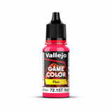 Vallejo - Game Color | Fluorescent Red Paint | Perfect for Airbrushing and Great Adhesion to Figurines and Scale Models | 17 ml 