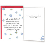 OJsensai Warm Friendship Greeting New Card, Funny Friendship Gift for Boy Girl, Special Bestie Gift, Friend Thank You Card, A Tr