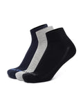 LeviS Ls203 MenS Cotton Stretch Mid Cut Non Terry Socks (Pack Of 3)