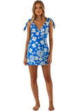 Leriya Fashion Midi Dress for Women | One Piece Dress for Women | Beach Dress for Women | (XX-Large Blue)