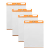 Amazon Basics Sticky Easel Pads for Presentations, Whiteboard-Compatible, 25 x 30 Inch, Rectangular, White, 4-Pack