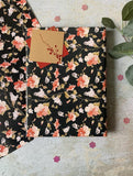 Dovetail Ariel Gift Wrapping Paper Pack of 20 Sheets (29 x 19 in) | Dark Floral Design for Birthdays, Anniversaries, Weddings