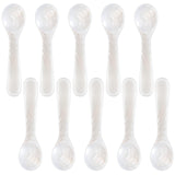 Patelai 40 Pieces Set of Caviar Spoons Mother of Pearl Spoons with Handcraft Round Handle for Caviar, Egg, Ice Cream, Coffee, Ki