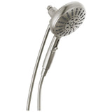 DELTA FAUCET 7Spray SureDock Magnetic Shower Head with Handheld Spray, Brushed Nickel Shower Head with Hose, Showerheads & Hand