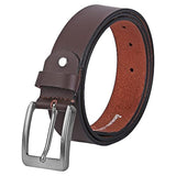 Creature Formal/Casual Brown Genuine Leather Belts For Men CreTmb10332