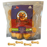 Fresh Farms 18 Pack 3-4Pork Skin Knotted Bones for Dogs - Natural Dog Chews for Small & Extra Small Dogs - Rawhide-Free, Lon