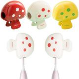 INUSO 2025 New Tooth Brush Cover Cap (3 Pack) - Electric Toothbrush Cover with Strong Spring Clip, BPA-Free ABS Mushroom Design,
