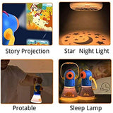 Matteobenni Kids Multifunctional Story Projector, Night Lights Projector Storybook Toy, Educational Toys Gifts for 3-12 Year Old