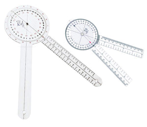 12 and 8 Goniometer Set from Elite Medical Instruments USA - Two-Piece Kit EGM-427