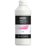 Liquitex BASICS Gesso Surface Prep Medium, 473ml (16oz) Bottle, White