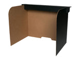 Flipside Products Desktop Privacy Screen Small, 19 x 14 x 12, Black, Pack of 24