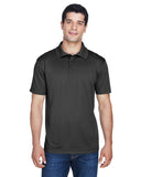 Harriton Mens 4 oz. Polytech Polo 6XL BLACK