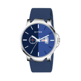 Matrix Gen-Z Day & Date With Softest Silicone Strap Analog Watch For Men & Boys (Blue)