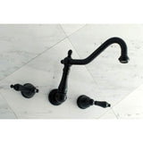 Kingston Brass Ks1020Al Heritage Roman Tub Faucet, Matte Black, 13 X 7.94 X 6.19