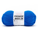 Premier Basix Dk Weight Yarn, Soft Acrylic, Affordable, Machine Washable 1142-26 Royal Blue