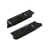 Brixwell Snap in Tilt Latch,Left and Right Pair, Plastic Material, Dark Brown Finish, 2-21/32 Length, 5/64 Stile Snap Size, 1/4 