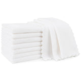 Orighty Burp Cloths for Baby 8 Pack - Super Soft & Absorbent Coral Fleece Baby Burp Cloth, 20x10 Inch Gentle Large Burping Rugs 