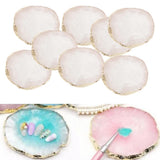 Enakshi 8xnail Art Palette Drink Coaster Cup mat Decors White |Crafts | Art Supplies | Painting Supplies | Painting Tools & Acce