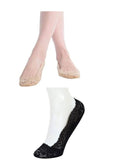 Shopping Shots AntiSkid Lace No Show Socks/Socks Liner/Footy Socks/Foot Cover For Women/Girls (Pack Of 2 Pair.) Skin And Black 
