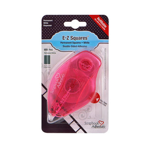 Scrapbook Adhesives by 3L E-Z Squares Permanent Refillable Runner Dispenser, 49 Feet