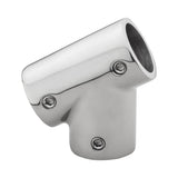 Whitecap S-1441C 60 Tee Rail Fitting - 7/8 Left Hand, CP/Zamac