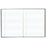 Rediform Business Notebook with Cover, College Rule, 9.25 x 7.25 Inches, Blue, 192 Page Pad (A982)