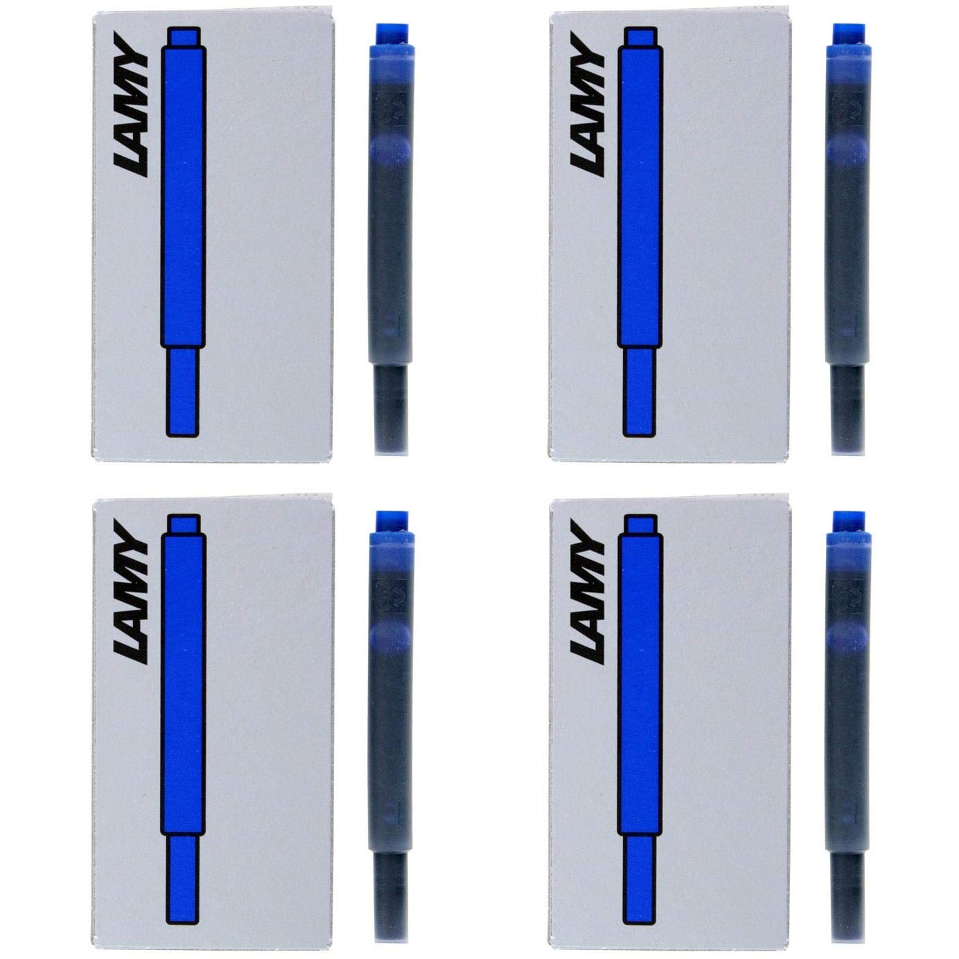 Lamy Fountain Pen Ink Cartridges, Blue Ink, Pack Of 20 (Lt10Blb)