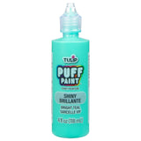Tulip Puff Fabric Paint, Acrylic Craft Paint, 4 fl oz, Bright Teal, for Clothes, DIY Projects, NonToxic
