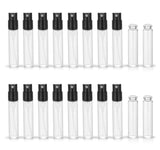 ZbFwmx Mini Refillable Bottle Cologne Sample Pocket Small Empty Glass Spray Bottles Travel Size Atomizer Vintage Perfume Bottle 
