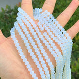 500pcs Czech Faceted Rondelle Crystal Glass Loose Beads 6mm Spacer Bulk White Opal for DIY Craft Jewelry Making CCR634